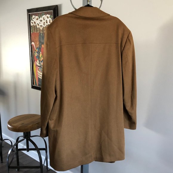 Pronto Moda Cashmere Overcoat Size 46L EUC - Picture 4 of 8